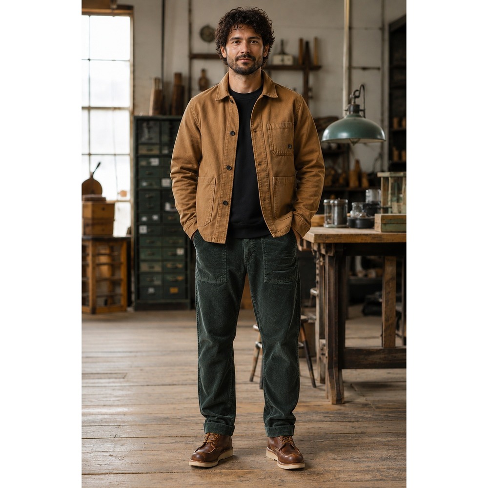 Relwen Corduroy Supply Pant Military Utility Trouser Pant Green 38